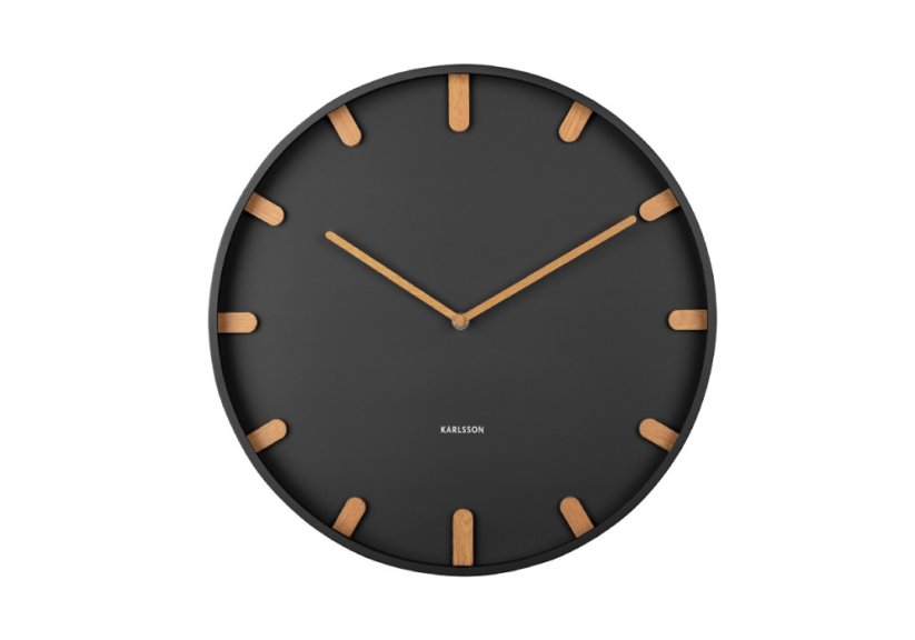 Dizajnové nástenné hodiny 5942BK Karlsson 40cm