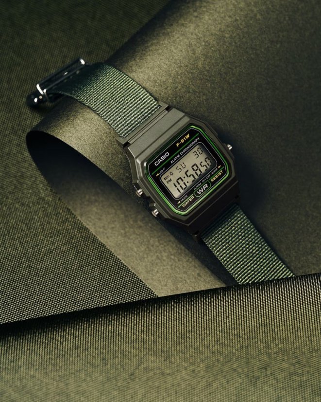 CASIO F-91WF-3AEF Collection Digital