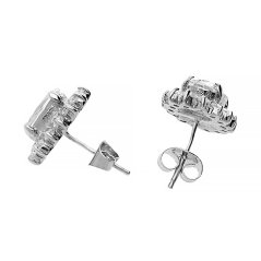 Stříbrné náušnice se zirkony 8240 - SER.8240