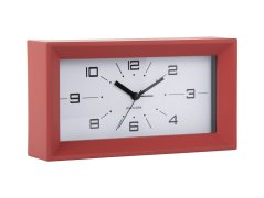 Designové stolní hodiny s budíkem 6066RD Karlsson 20cm