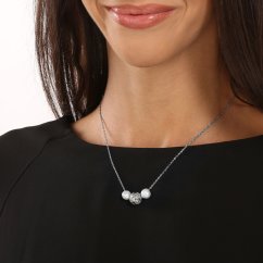 Oceľový náhrdelník JVD SSSN0075XI8P145