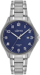 LAVVU Titanové hodinky se safírovým sklem TITANIUM LILLEHAMMER Blue