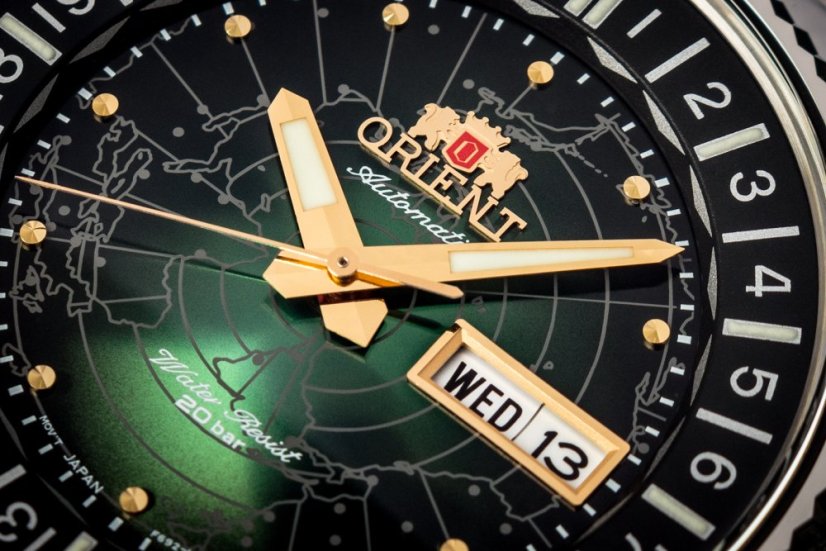 Orient Revival World Map Automatic RA-AA0E02E39B