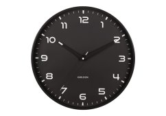Dizajnové nástenné hodiny 6053BK Karlsson 40cm