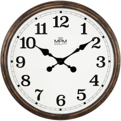 Nástěnné hodiny s tichým chodem MPM Western Relic - E01.4230.50