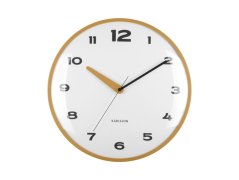Dizajnové nástenné hodiny 6028YE Karlsson 40cm