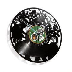 Designové nástěnné hodiny Discoclock 009 Think green 30cm
