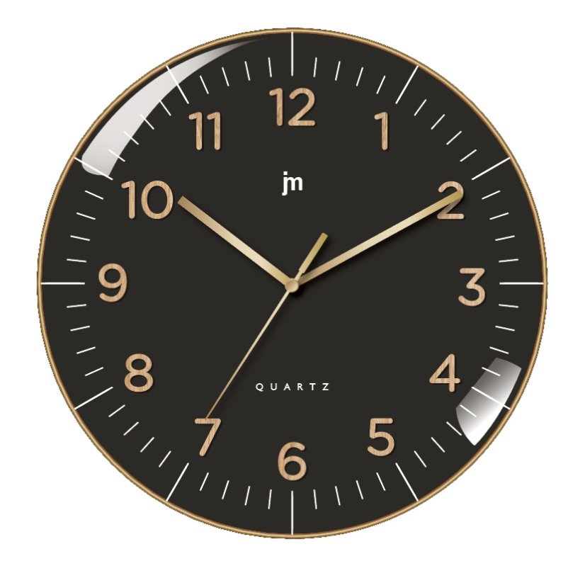 Designové nástěnné hodiny 00972N Lowell 30cm
