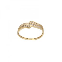 Zlatý prsten RMRCR028, vel. 55, 1.35 g