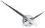 Dizajnové nástenné hodiny Future Time FT9630BK Hands 60cm