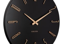 Designové nástěnné hodiny 6072BK Karlsson 40cm