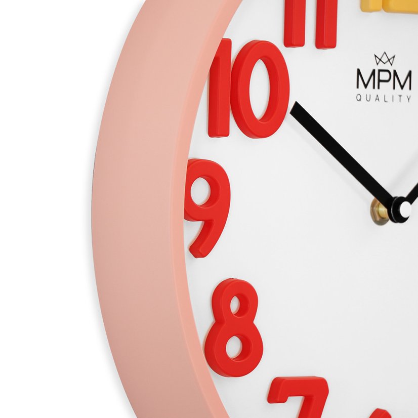 Nástenné hodiny s tichým chodom MPM Meridi - A - E01.4504.23