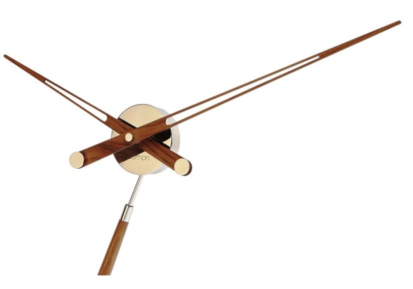 Dizajnové stolné hodiny Nomon Puntero Walnut N 94cm