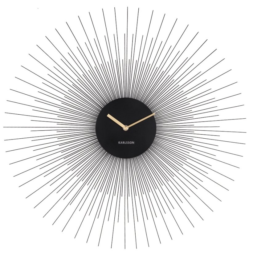 Dizajnové nástenné hodiny 5818BK Karlsson 60cm