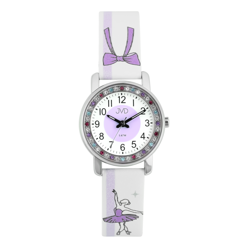 Detské náramkové hodinky s motívom baletka JVD J7236.2