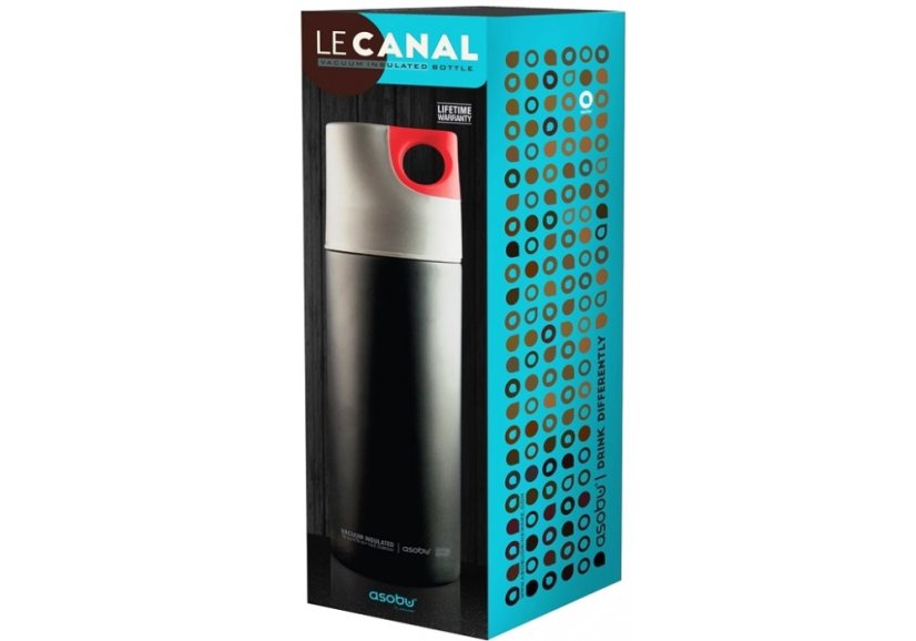 ASOBU trendy termoska Le Canal červená 480ml