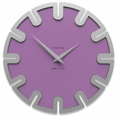 Dizajnové hodiny 10-017 CalleaDesign Roland 35cm (viac farebných variantov) Farba fialová klasik-73 - RAL4005