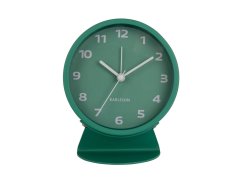 Stolové hodiny s budíkom 6082GR Karlssson 13cm