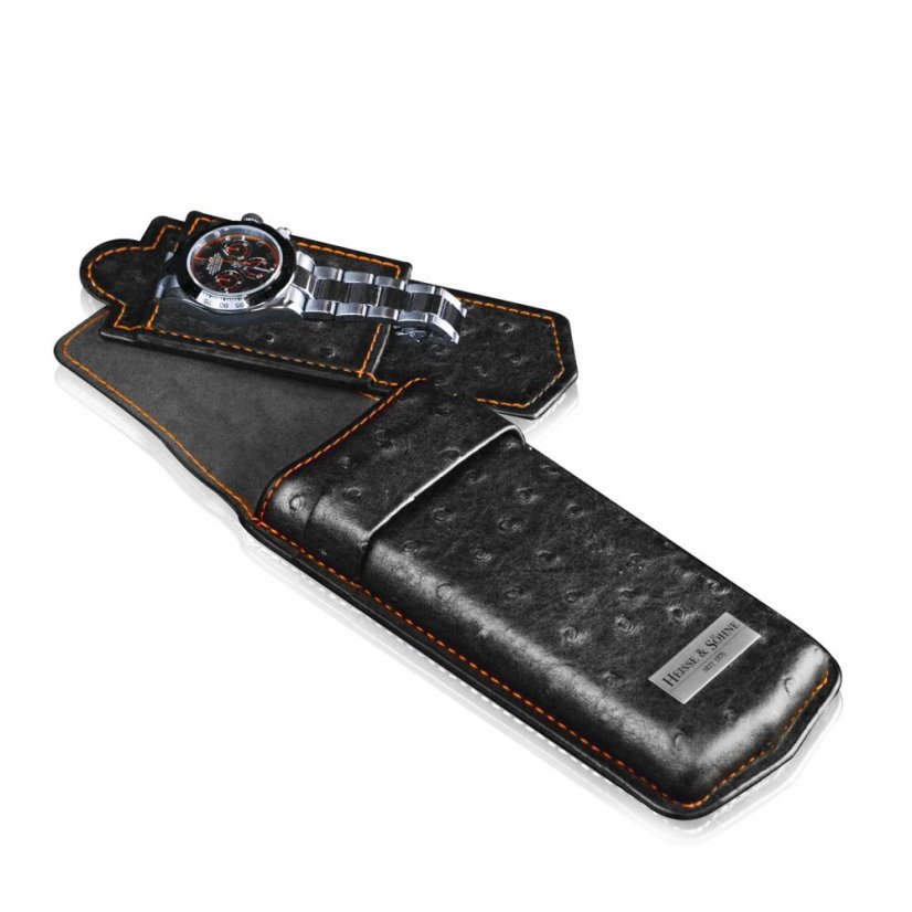 Cestovné púzdro na hodinky HEISSE & SÖHNE 70019/92 Mondo Ostrich