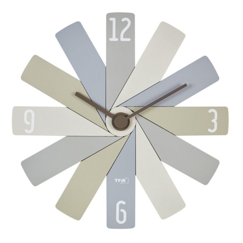 TFA 60.3020.30 - Dizajnové nástenné hodiny CLOCK IN THE BOX - viacfarebné