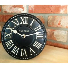 Dizajnové nástenné hodiny 5187zw Nextime v aglickom retro štýle 17cm