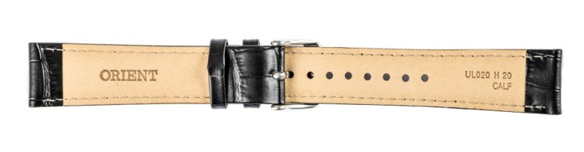 Kožený řemínek Orient UL020018J0 20mm (pro model RA-AP01), černý