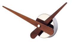 Dizajnové nástenné hodiny Nomon Axioma Walnut small 37cm