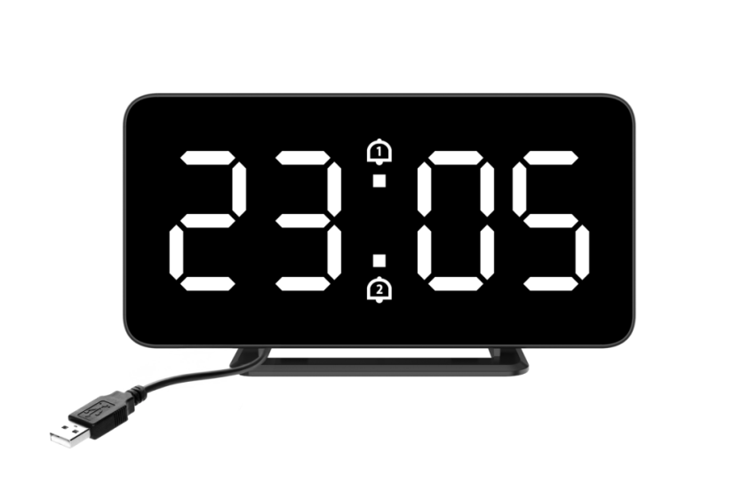 Digitální svítící budík do sítě JVD SB3216.2