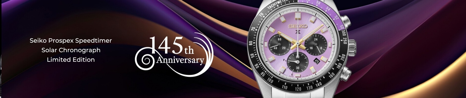 Seiko Prospex Speedtimer Solar Chronograph 145th Anniversary