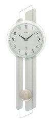 Designové nástěnné hodiny 5330 řízené rádiovým signálem AMS 66cm