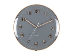 Designové nástěnné hodiny 6110GY Karlsson 30cm