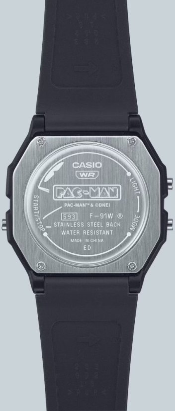 CASIO F-91WPC-1AER Digital PAC-MAN Collaboration