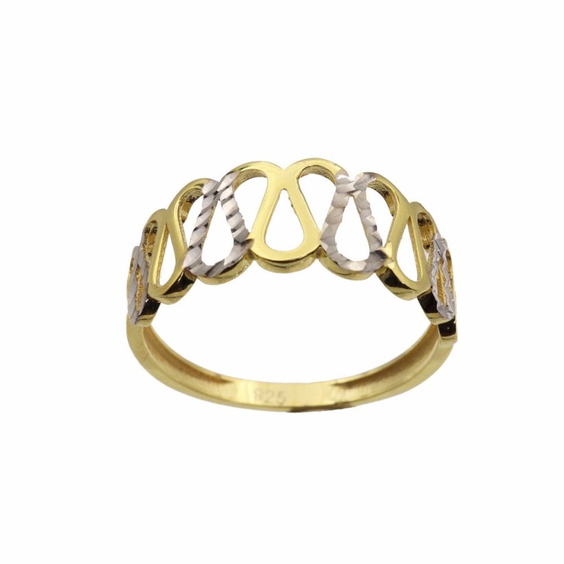 Zlatý prsten AZR2657, vel. 57, 1.65 g