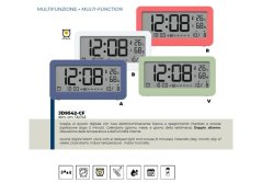 Stolové digitálne hodiny-budík JD9542B Lowell 13cm