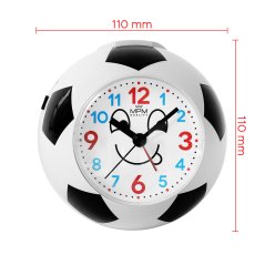 Dětský melodický budík s tichým chodem MPM Kickoff Timekeeper - C01.4371.B
