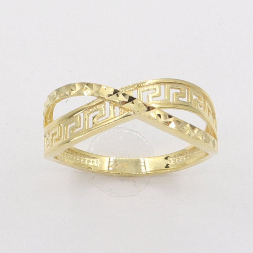 Zlatý prsten AZ1888, vel. 58, 1.85 g