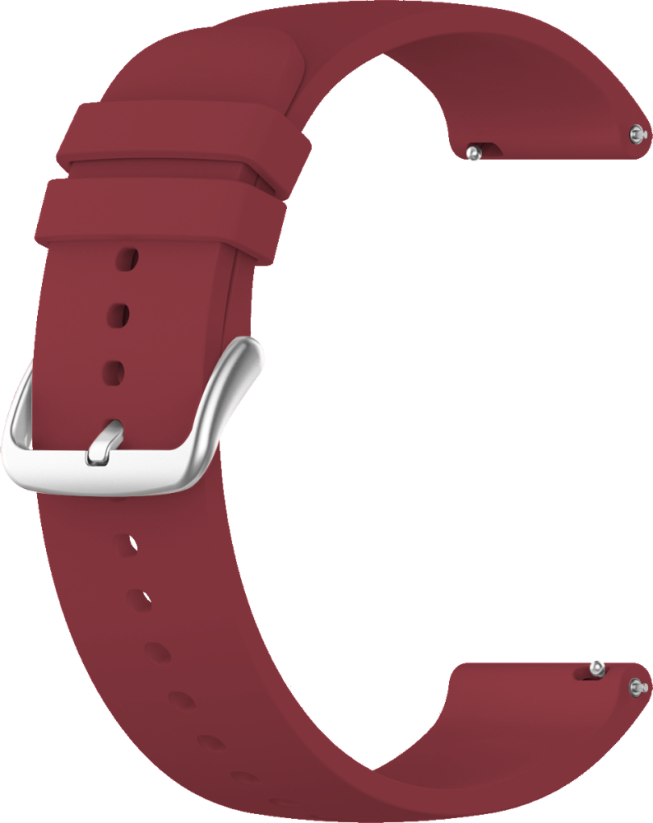 LAVVU Vínový silikonový řemínek na hodinky - 18