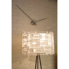Dizajnové nástenné hodiny 2269zi Nextime Hands Silver 85cm