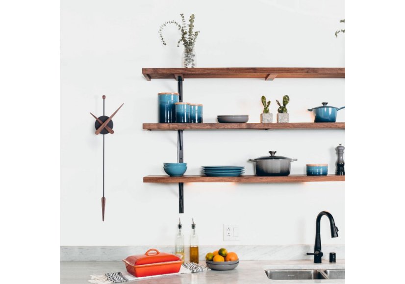 Dizajnové nástenné hodiny Nomon Punta BW 63cm