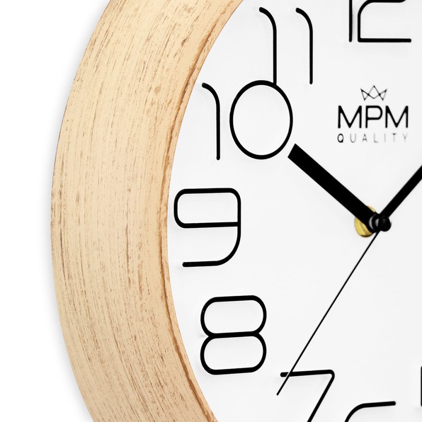 Nástenné hodiny s tichým chodom MPM Morara - E01.4453.5100
