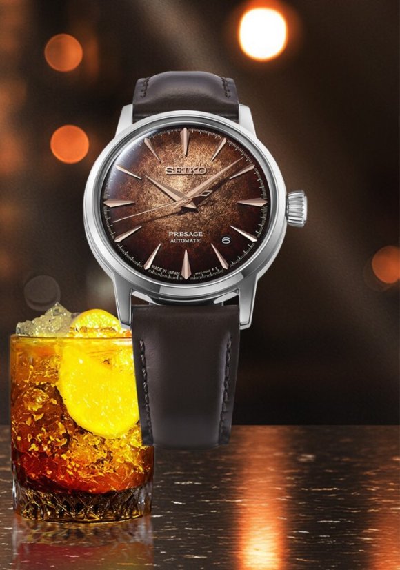 Seiko Presage Cocktail Time Whiskey Mist HCB003J1