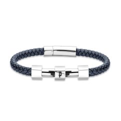 Náramek POLICE Hardware Silver Blue PEAGB2214921
