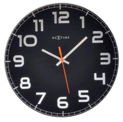 Dizajnové nástenné hodiny 8817zw Nextime Classy round 30cm