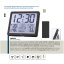 Meteostanice a digitální hodiny JD9539 Lowell řízené signálem DCF 17cm