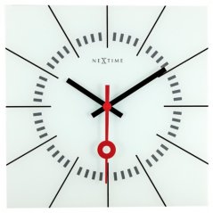 Dizajnové nástenné hodiny 8636wi Nextime Stazione 35cm
