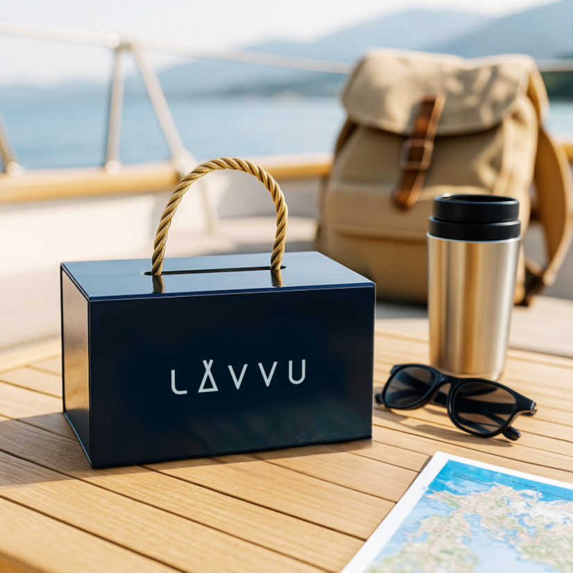 LAVVU Pánské hodinky se safírovým sklem HERNING Blue