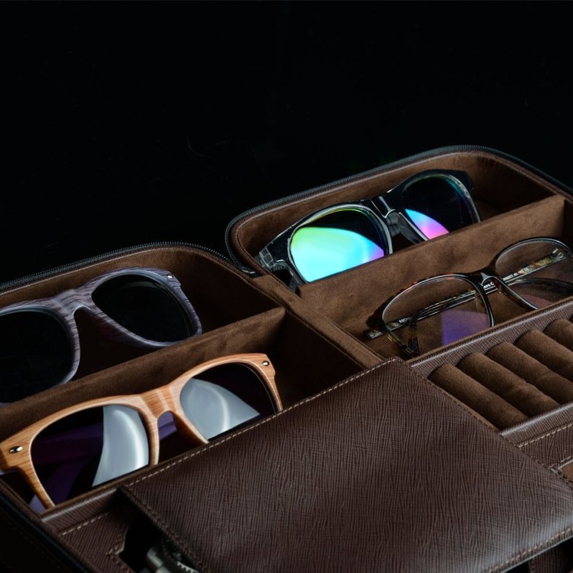 Puzdro na šperky, hodinky a slnečné okuliare HEISSE & SÖHNE 70019-157.145 Lifestyle Organizer Saffiano