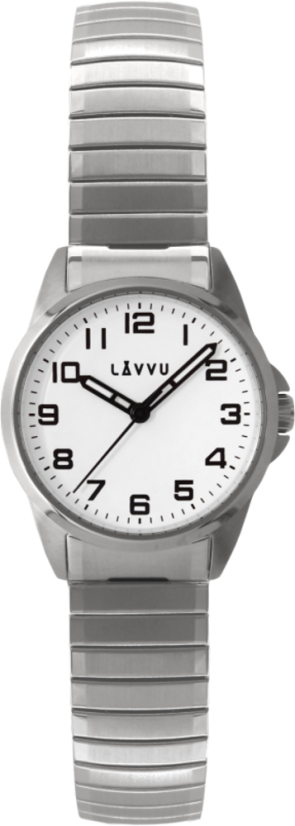 Dámské pružné hodinky LAVVU STOCKHOLM Small White  LWL5010