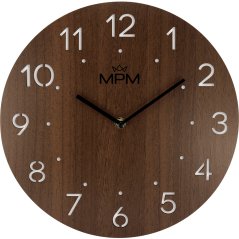Nástenné hodiny s tichým chodom MPM Dotted - C - E07M.4116.54
