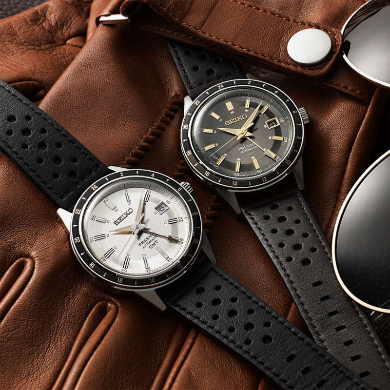 Seiko SSK013J1 Presage 'Fume' Styl 60. Road Trip GMT